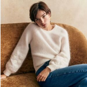 Sezane Mélanie Jumper Ecru - Size S